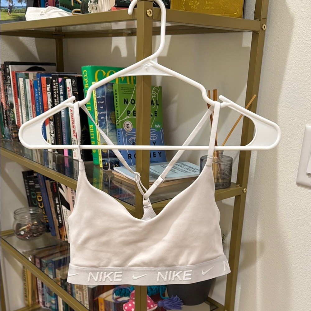 Nike Women's White Sports Bra